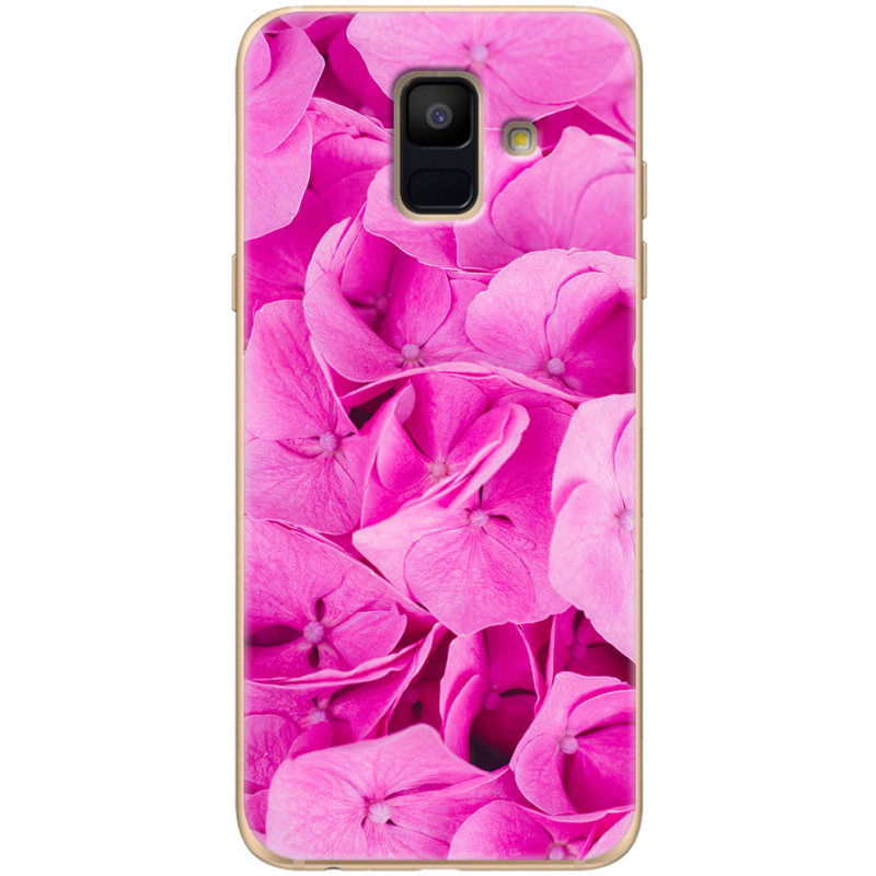Чехол Uprint Samsung A600 Galaxy A6 2018 Pink Flowers