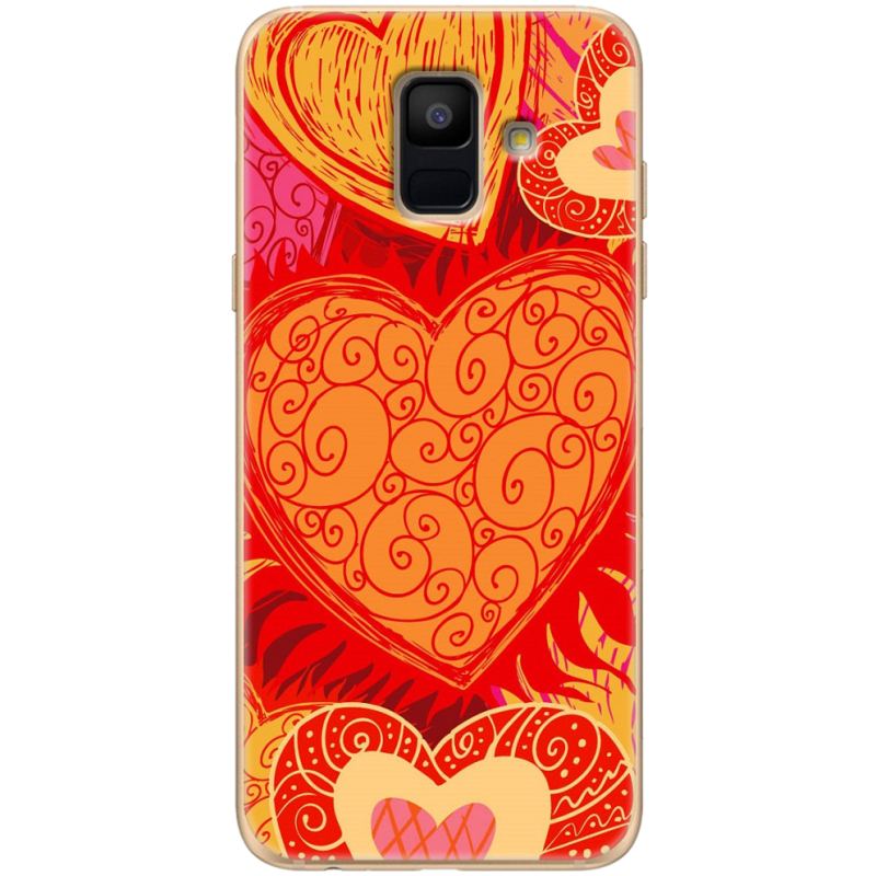 Чехол Uprint Samsung A600 Galaxy A6 2018 Warm Hearts