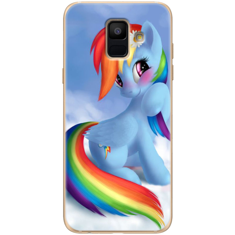 Чехол Uprint Samsung A600 Galaxy A6 2018 My Little Pony Rainbow Dash