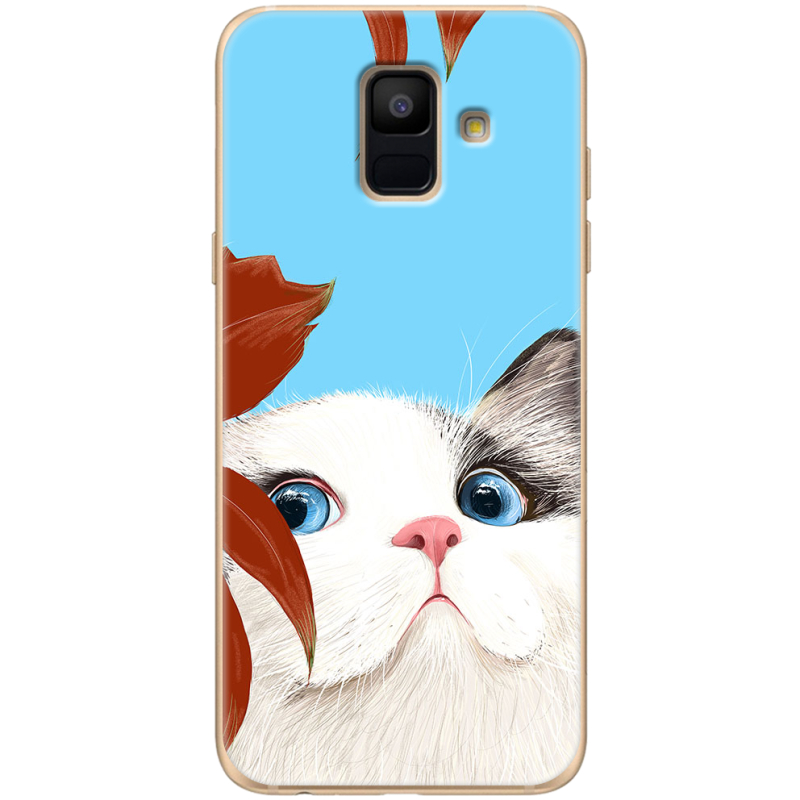 Чехол Uprint Samsung A600 Galaxy A6 2018 Wondering Cat