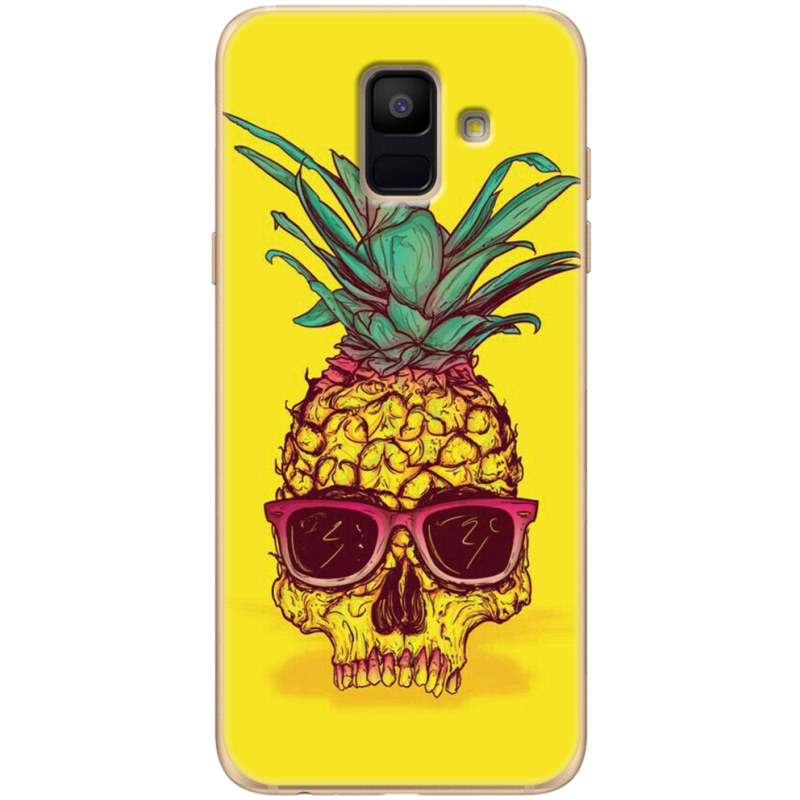 Чехол Uprint Samsung A600 Galaxy A6 2018 Pineapple Skull