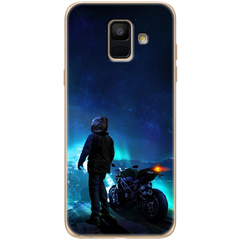 Чехол Uprint Samsung A600 Galaxy A6 2018 Motorcyclist