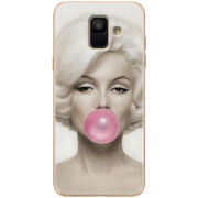 Чехол Uprint Samsung A600 Galaxy A6 2018 Marilyn Monroe Bubble Gum