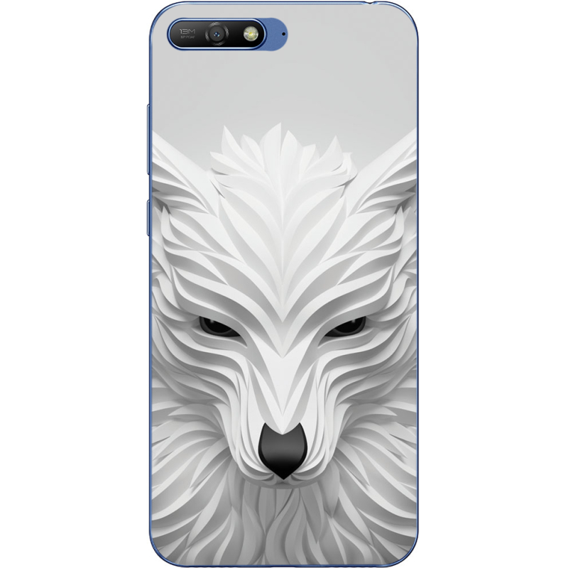 Чехол Uprint Huawei Y6 2018 White Wolf