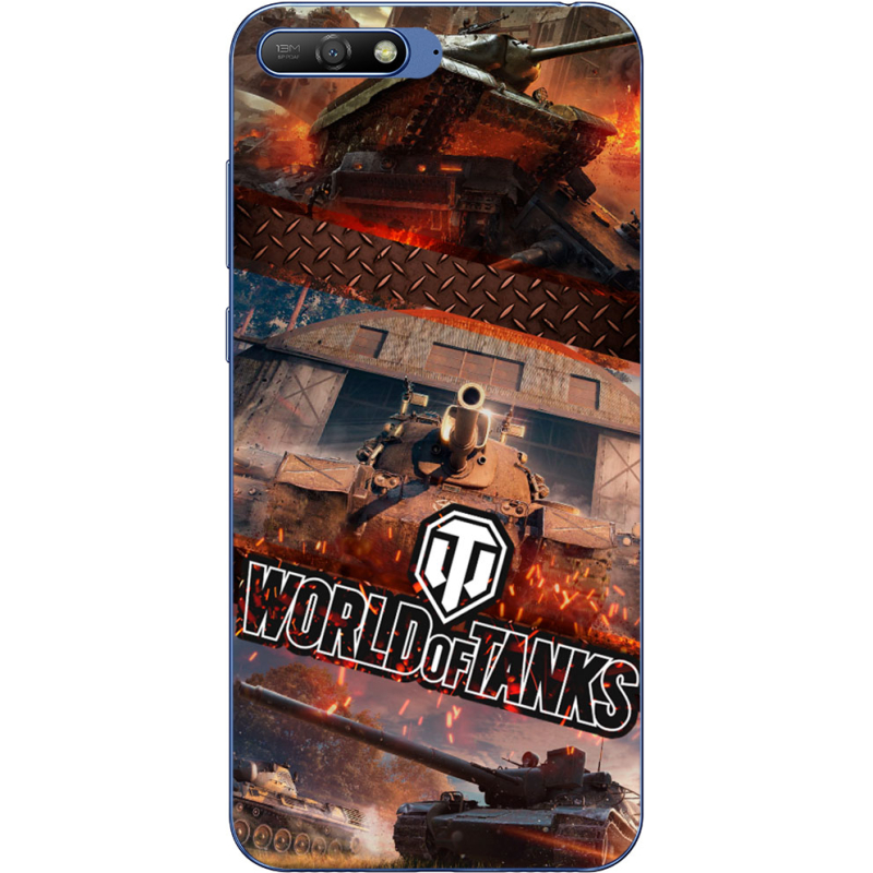 Чехол Uprint Huawei Y6 2018 World Of Tanks