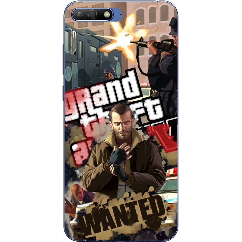 Чехол Uprint Huawei Y6 2018 GTA 4