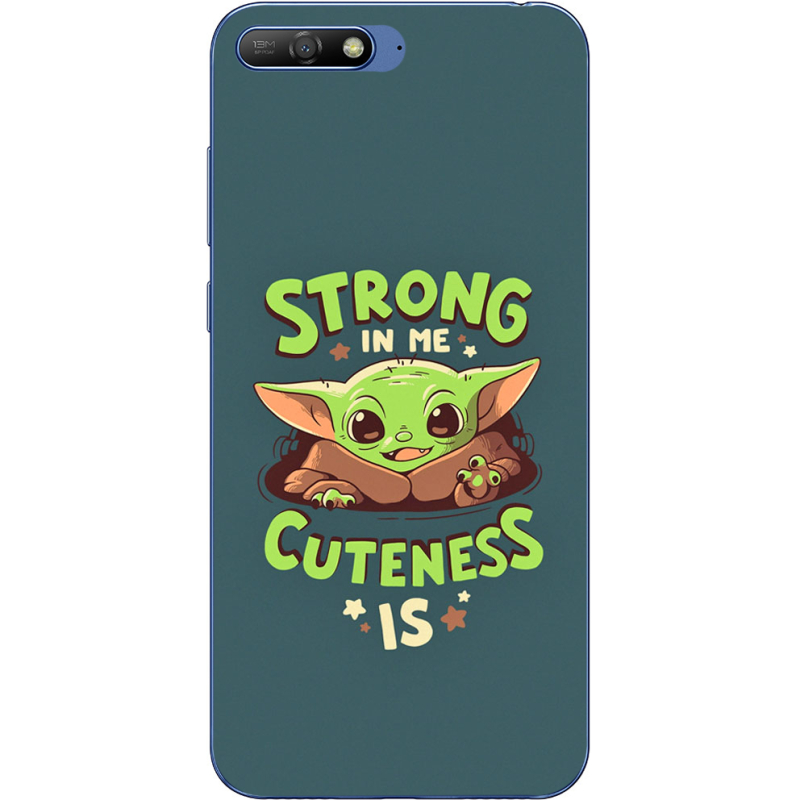 Чехол Uprint Huawei Y6 2018 Strong in me Cuteness is