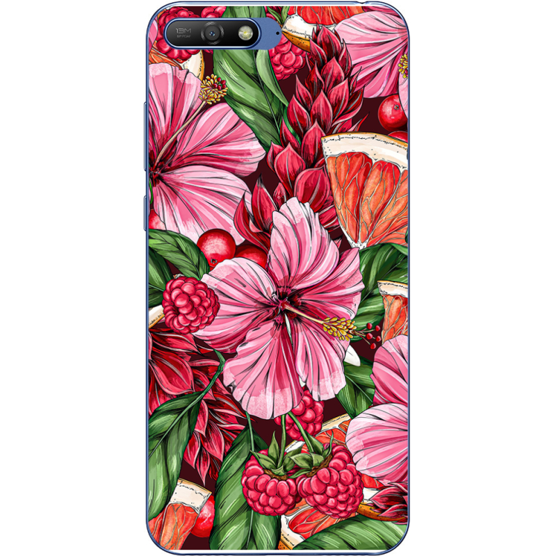 Чехол Uprint Huawei Y6 2018 Tropical Flowers