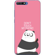 Чехол Uprint Huawei Y6 2018 Dont Touch My Phone Panda