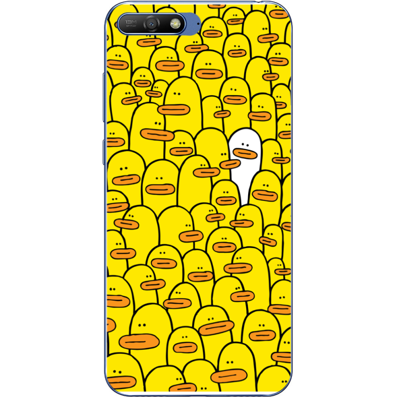 Чехол Uprint Huawei Y6 2018 Yellow Ducklings