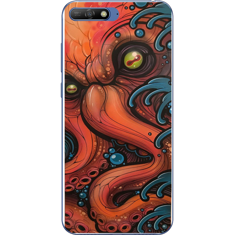 Чехол Uprint Huawei Y6 2018 Octopus