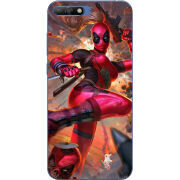 Чехол Uprint Huawei Y6 2018 Woman Deadpool