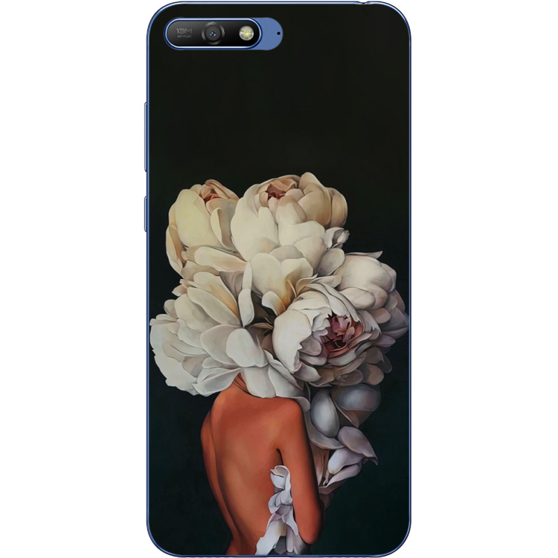 Чехол Uprint Huawei Y6 2018 Exquisite White Flowers