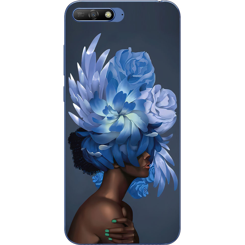 Чехол Uprint Huawei Y6 2018 Exquisite Blue Flowers