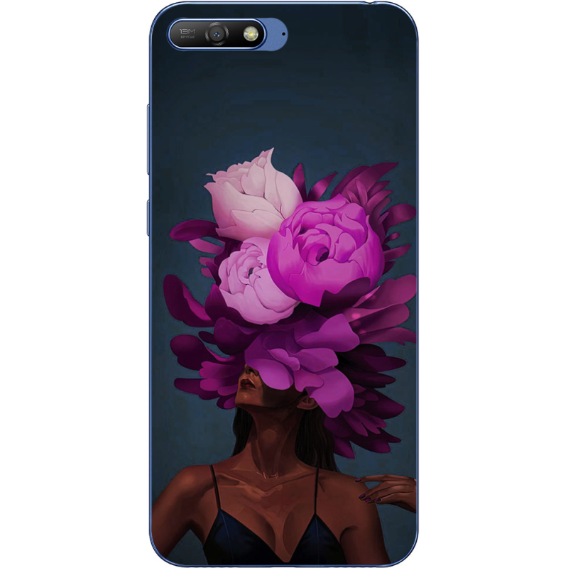 Чехол Uprint Huawei Y6 2018 Exquisite Purple Flowers