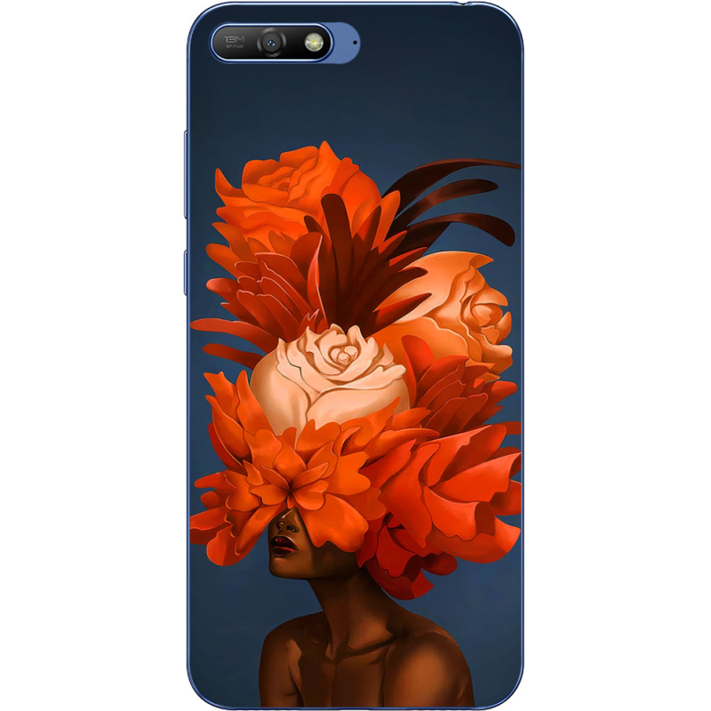 Чехол Uprint Huawei Y6 2018 Exquisite Orange Flowers