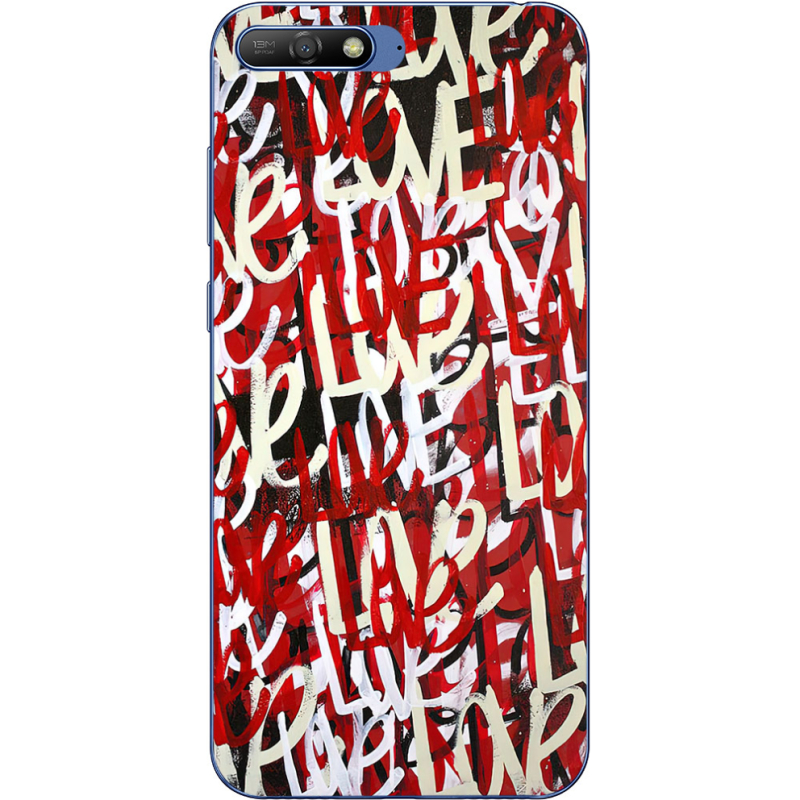 Чехол Uprint Huawei Y6 2018 Love Graffiti