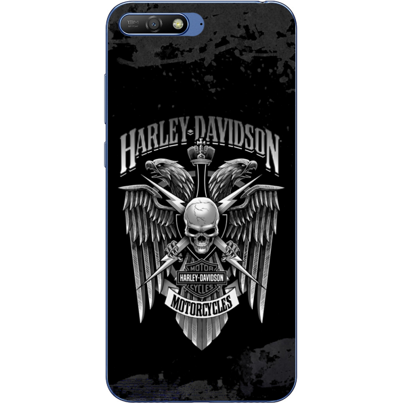Чехол Uprint Huawei Y6 2018 Harley Davidson