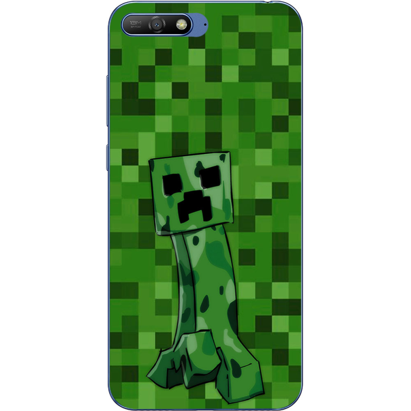 Чехол Uprint Huawei Y6 2018 Minecraft Creeper