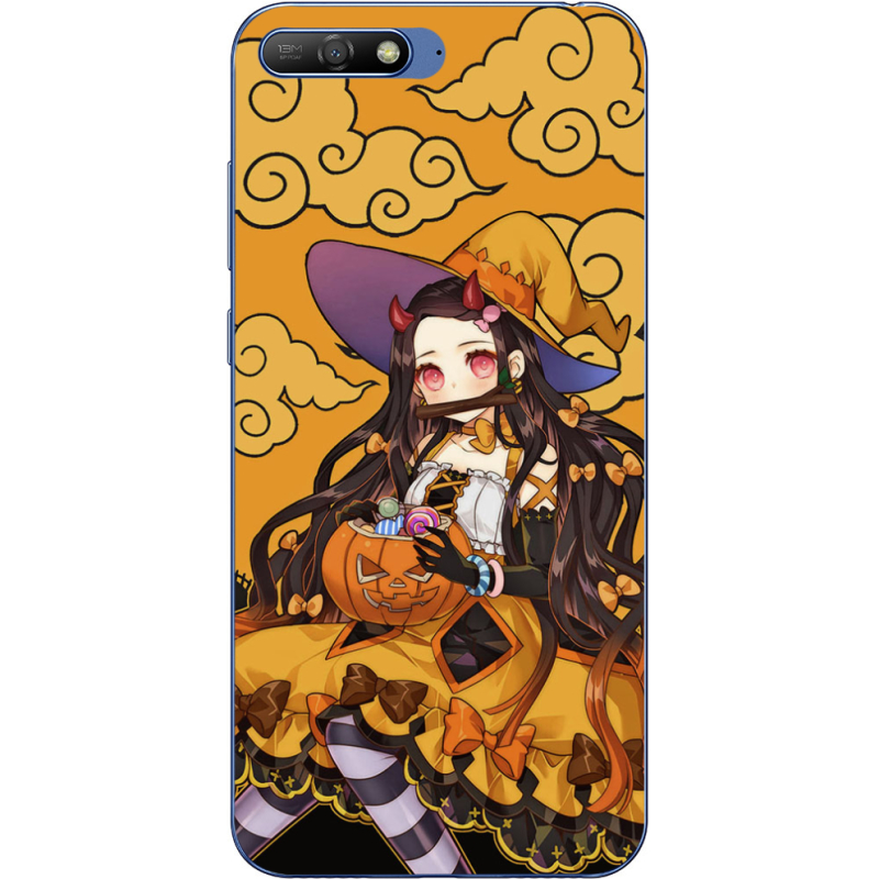 Чехол Uprint Huawei Y6 2018 Kamado Nezuko Halloween