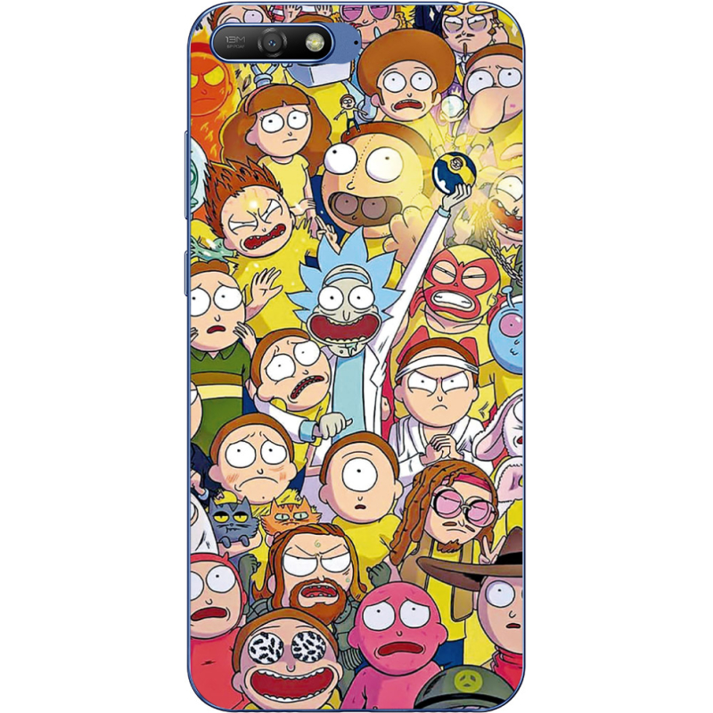 Чехол Uprint Huawei Y6 2018 Rick and Morty