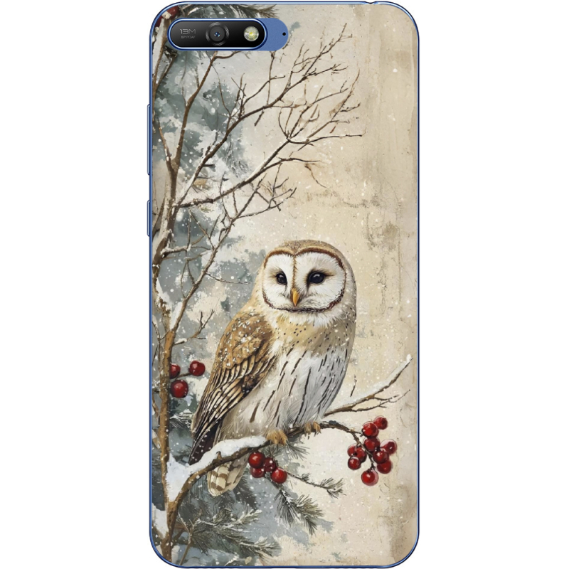 Чехол Uprint Huawei Y6 2018 Christmas Owl