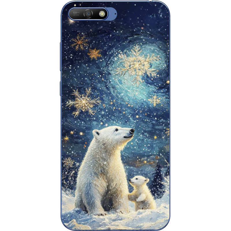 Чехол Uprint Huawei Y6 2018 Північні ведмеді