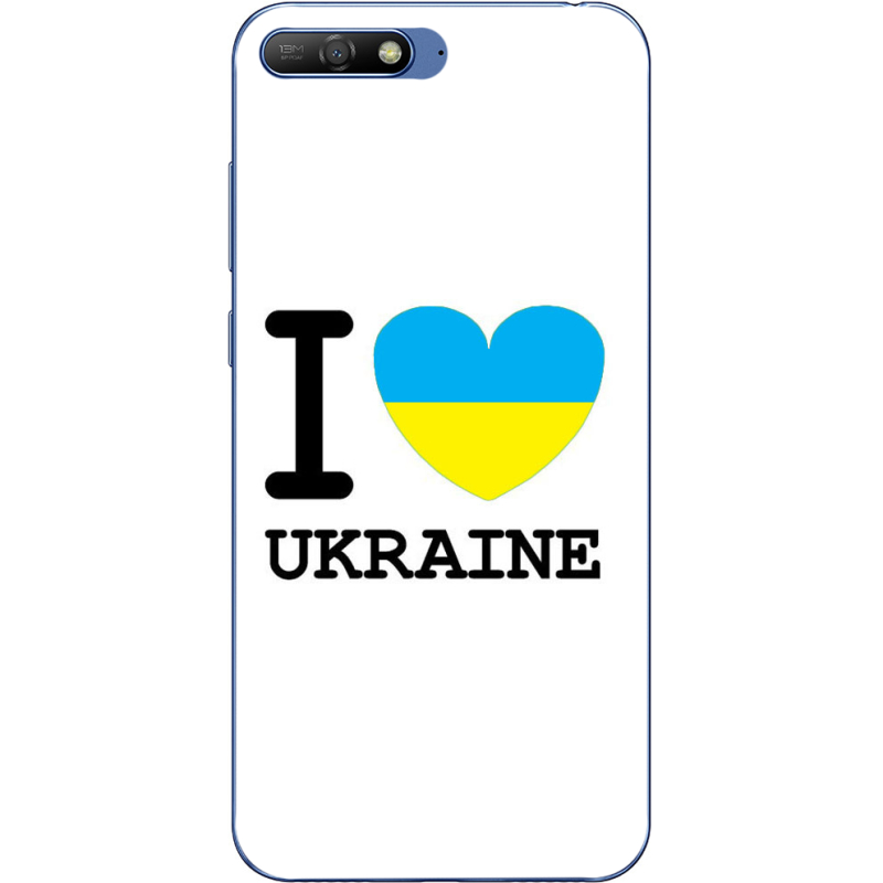 Чехол Uprint Huawei Y6 2018 I love Ukraine