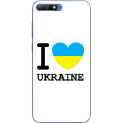 Чехол Uprint Huawei Y6 2018 I love Ukraine