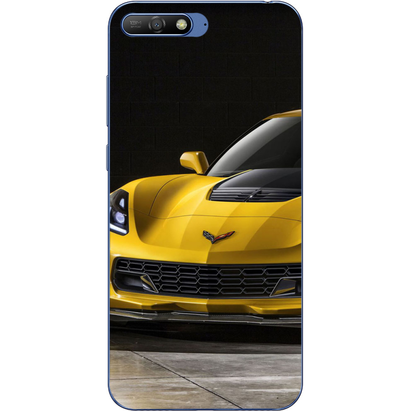 Чехол Uprint Huawei Y6 2018 Corvette Z06