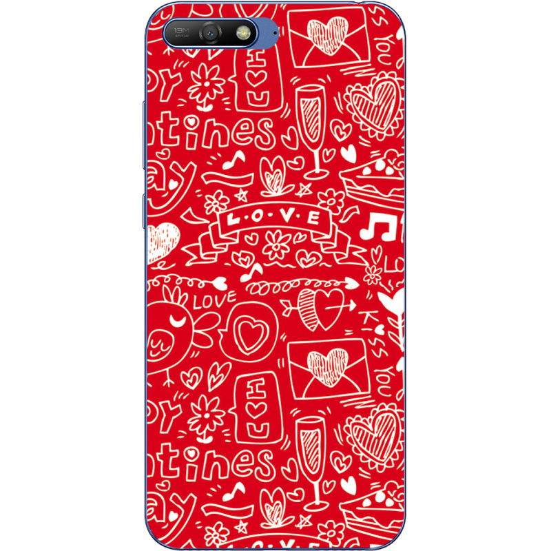 Чехол Uprint Huawei Y6 2018 Happy Valentines