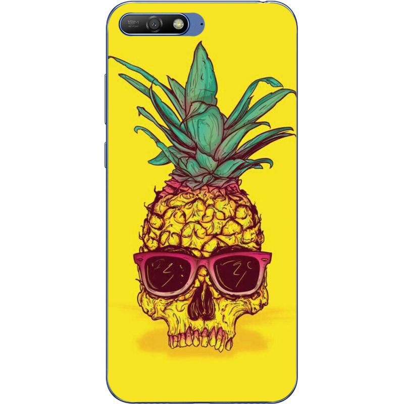 Чехол Uprint Huawei Y6 2018 Pineapple Skull