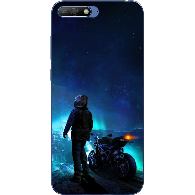 Чехол Uprint Huawei Y6 2018 Motorcyclist