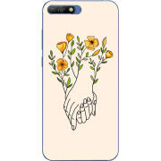 Чехол Uprint Huawei Y6 2018 Flower Hands