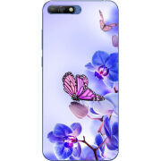 Чехол Uprint Huawei Y6 2018 Orchids and Butterflies