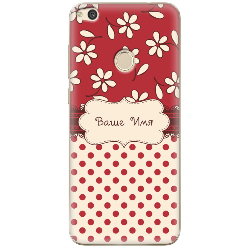 Чехол Uprint Huawei Honor 8 Lite Именной Polka Dots