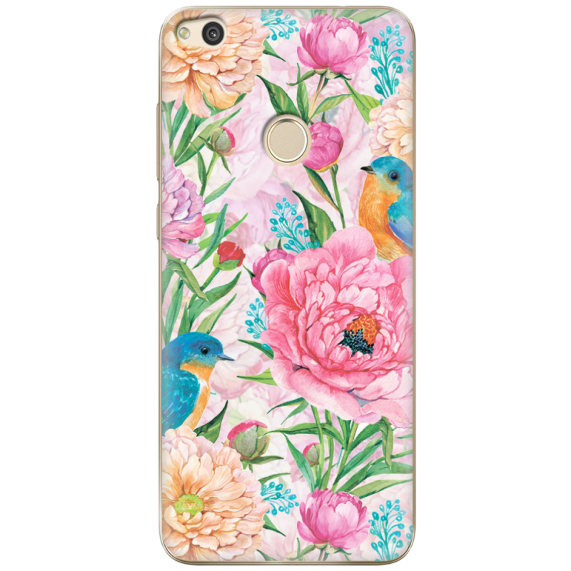 Чехол Uprint Huawei Honor 8 Lite Birds in Flowers