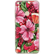 Чехол Uprint Huawei Honor 8 Lite Tropical Flowers