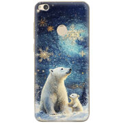 Чехол Uprint Huawei Honor 8 Lite Північні ведмеді