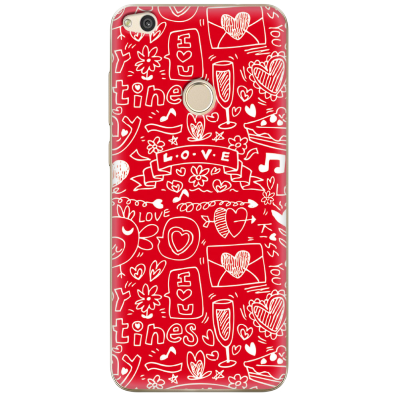 Чехол Uprint Huawei Honor 8 Lite Happy Valentines