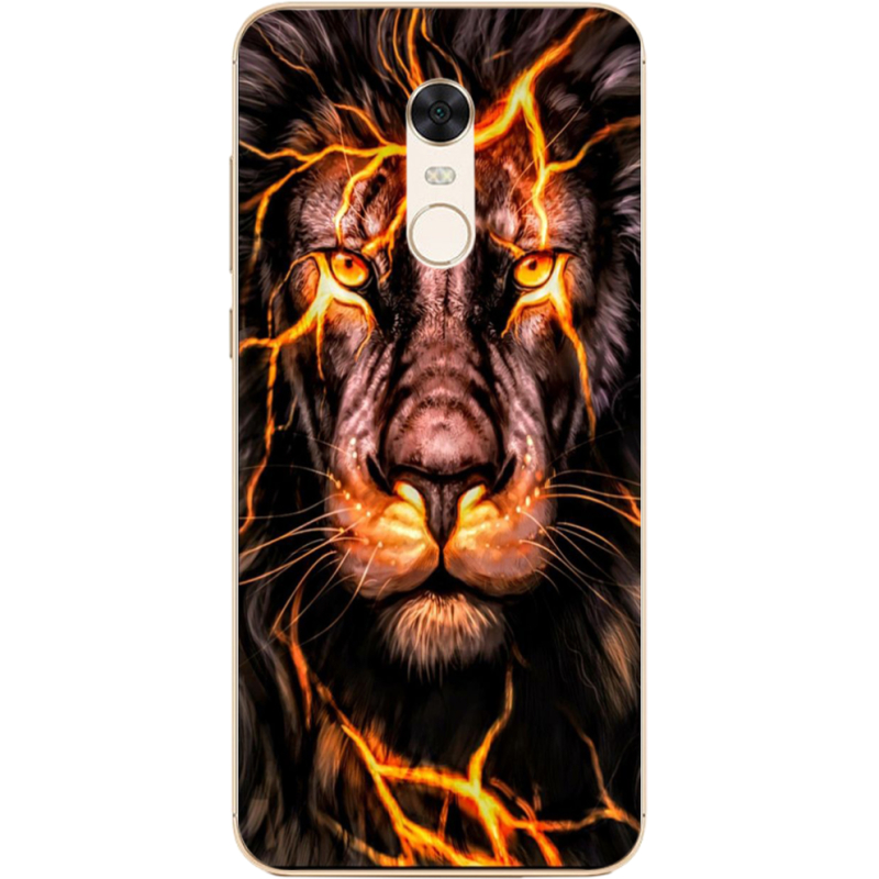 Чехол Uprint Xiaomi Redmi 5 Plus Fire Lion