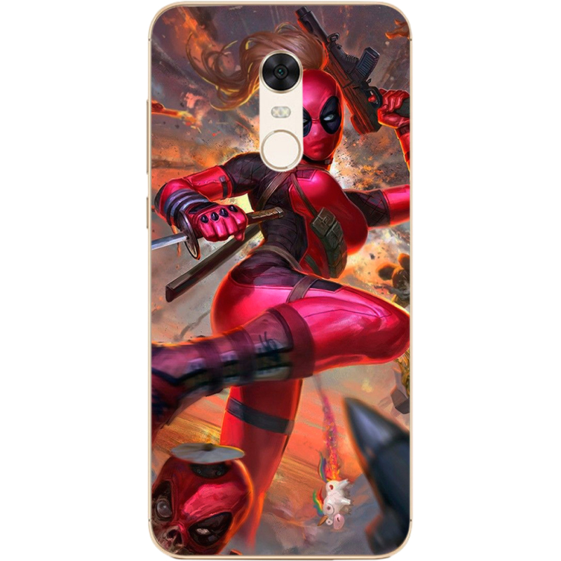 Чехол Uprint Xiaomi Redmi 5 Plus Woman Deadpool