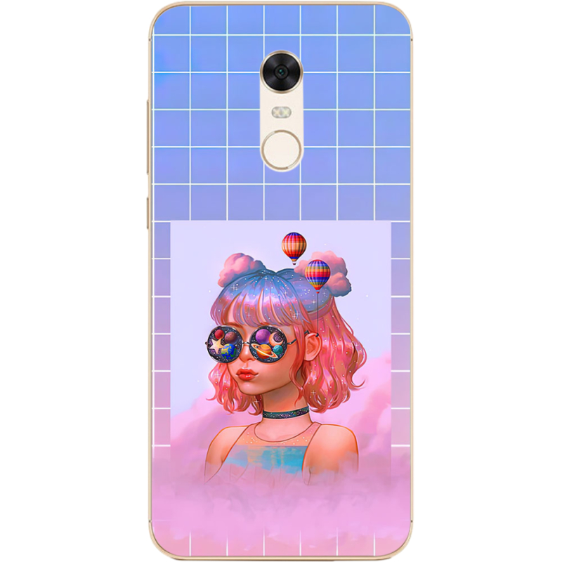 Чехол Uprint Xiaomi Redmi 5 Plus Girl in the Clouds