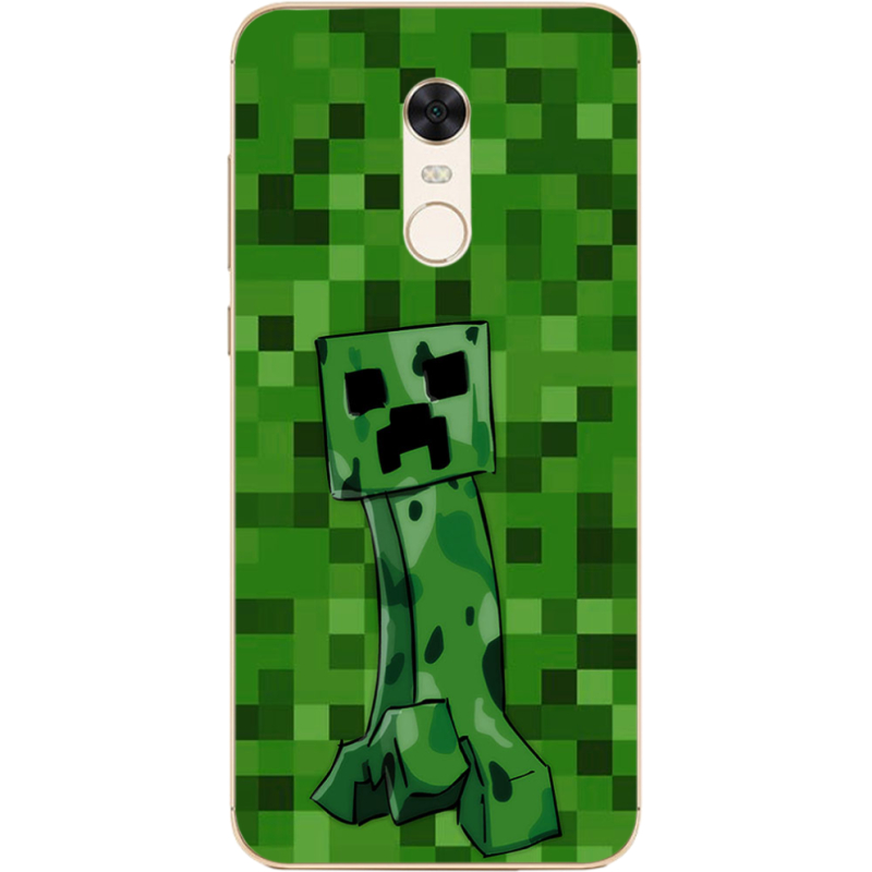 Чехол Uprint Xiaomi Redmi 5 Plus Minecraft Creeper