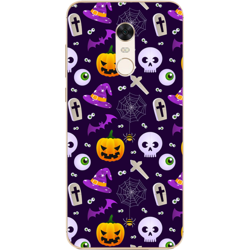 Чехол Uprint Xiaomi Redmi 5 Plus Halloween Purple Mood