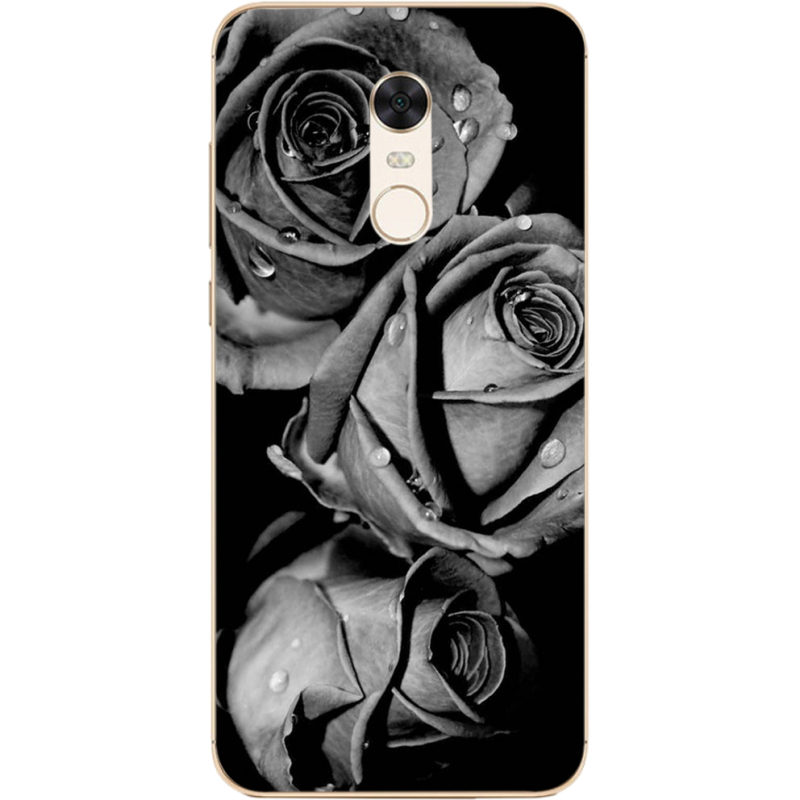 Чехол Uprint Xiaomi Redmi 5 Plus Black and White Roses