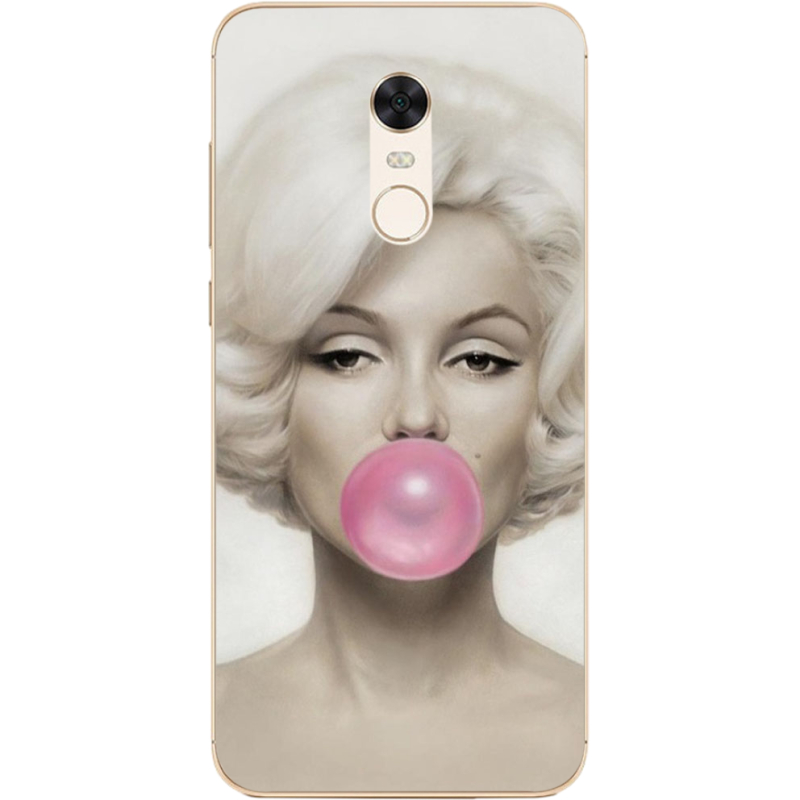 Чехол Uprint Xiaomi Redmi 5 Plus Marilyn Monroe Bubble Gum