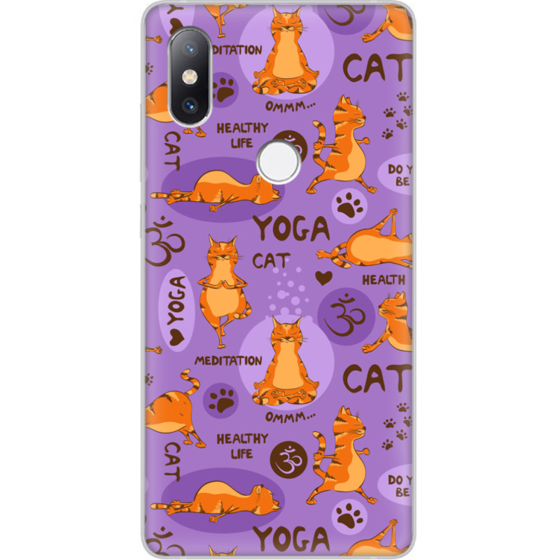 Чехол Uprint Xiaomi Mi Mix 2s Yoga Cat