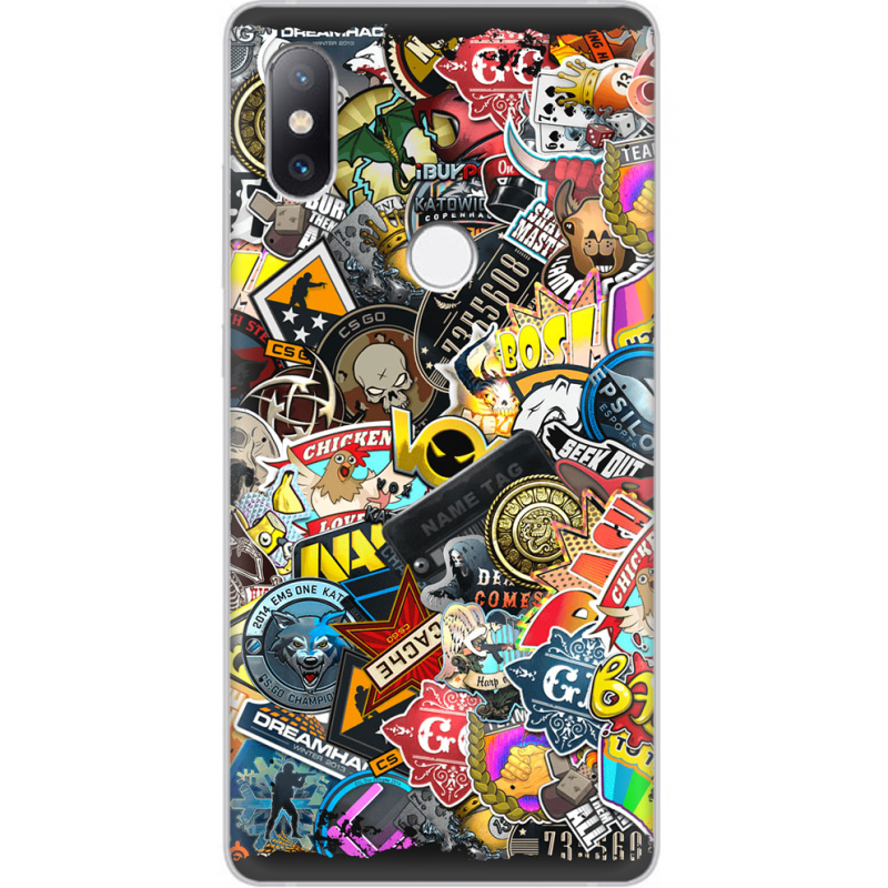 Чехол Uprint Xiaomi Mi Mix 2s CS:Go Stickerbombing