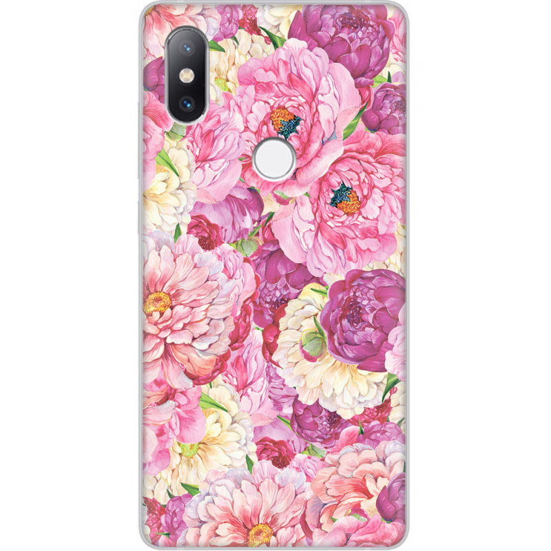 Чехол Uprint Xiaomi Mi Mix 2s Pink Peonies